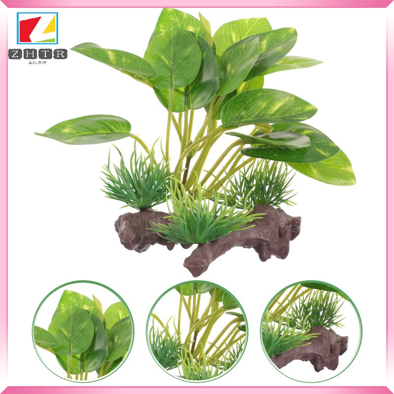 Artificial Water Plants Fake Aquarium Fish Tank Realistic tairanzh