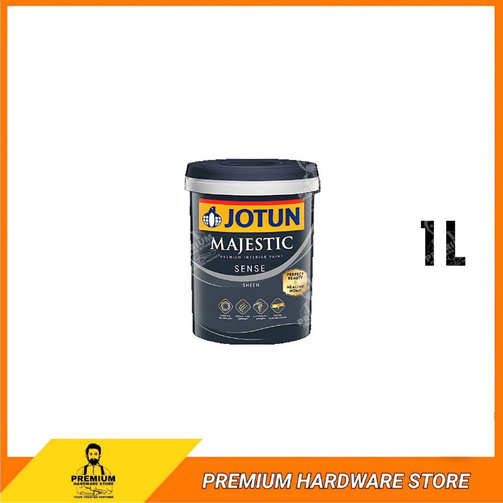 JOTUN Majestic Sense (Sheen) 1L Premium Interior Anti Fungal Fungus