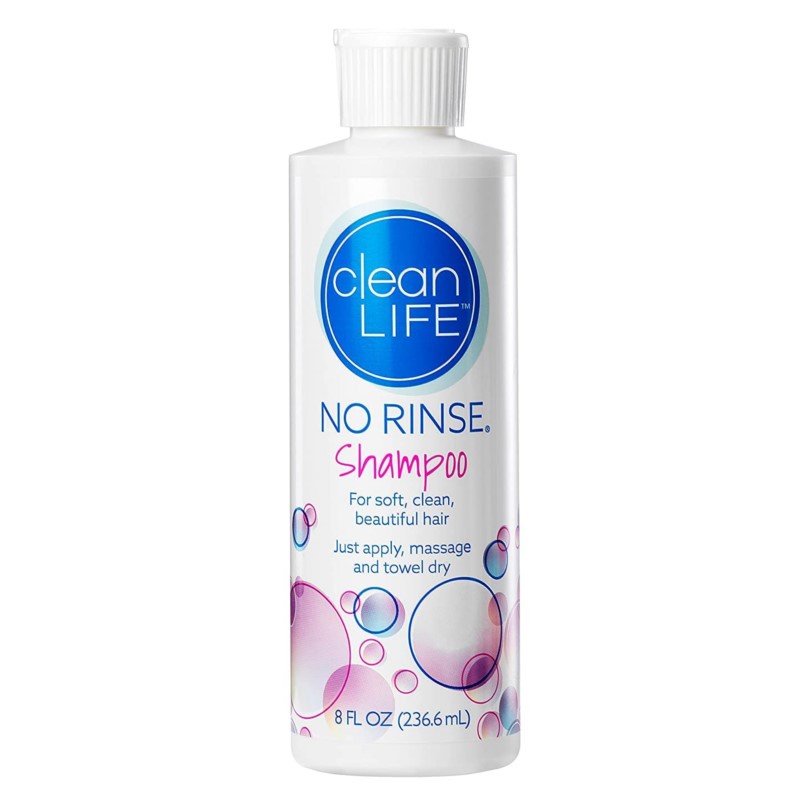 CleanLife, No Rinse Shampoo, 8 fl oz, Just Apply, Massage and Towel Dry ...