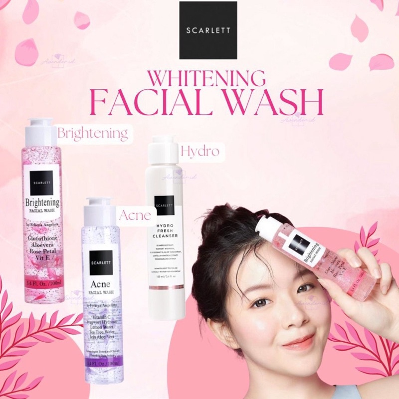 Scarlett Whitening Facial Wash By Felicya Angelista Sabun Wajah