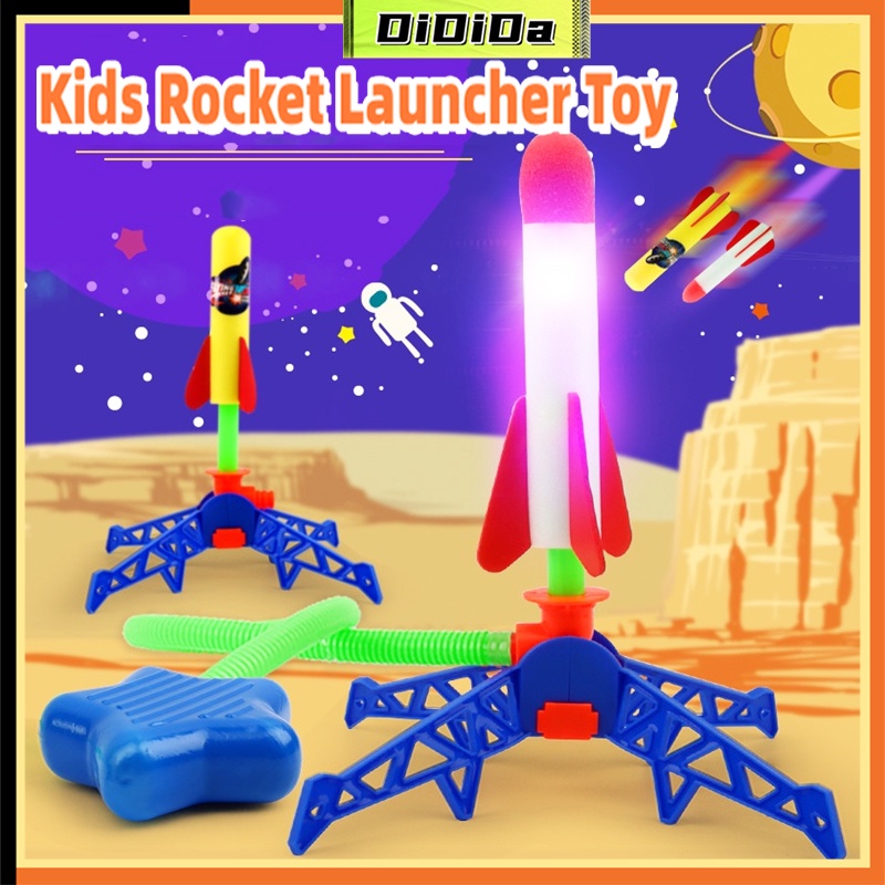LED Skyrocket Flying Blaster Rocket Launcher Children Flash Rocket ...