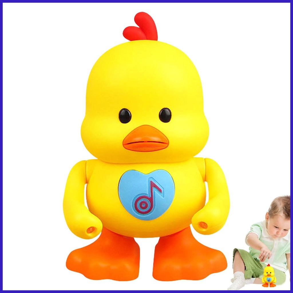 Dancing Walking Yellow Duck Musical Duck Toy with Music And Lights Baby