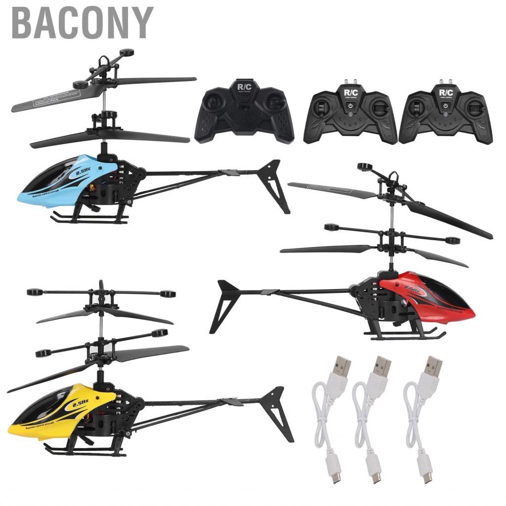 Bacony RC Helicopter Remote Control Charging Flying Aircraft Hobby