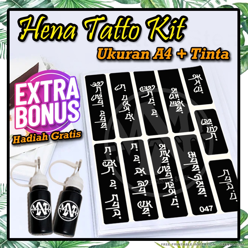 Henna Tattoo Halal Long Lasting Can Custom Hena Kit 10ml Hena Tatto Kit