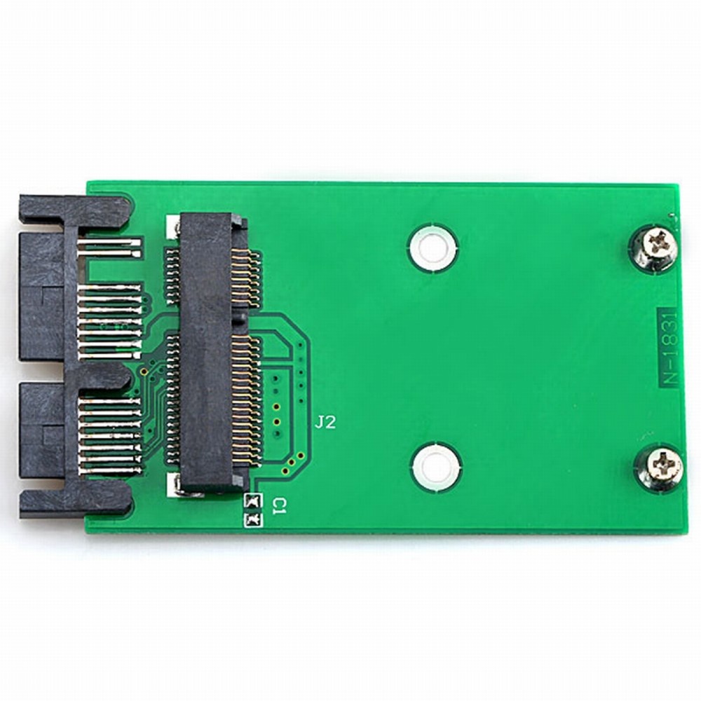 Cydz Mini Pci E Msata Ssd To Micro Sata Pin Adapter Add On Cards Pcba For Ssd Hard