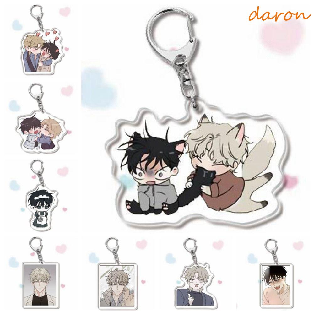 Daron Yaoi Couple Acrylic Keychain Korean Bl Manga Acrylic Yaoi Couple