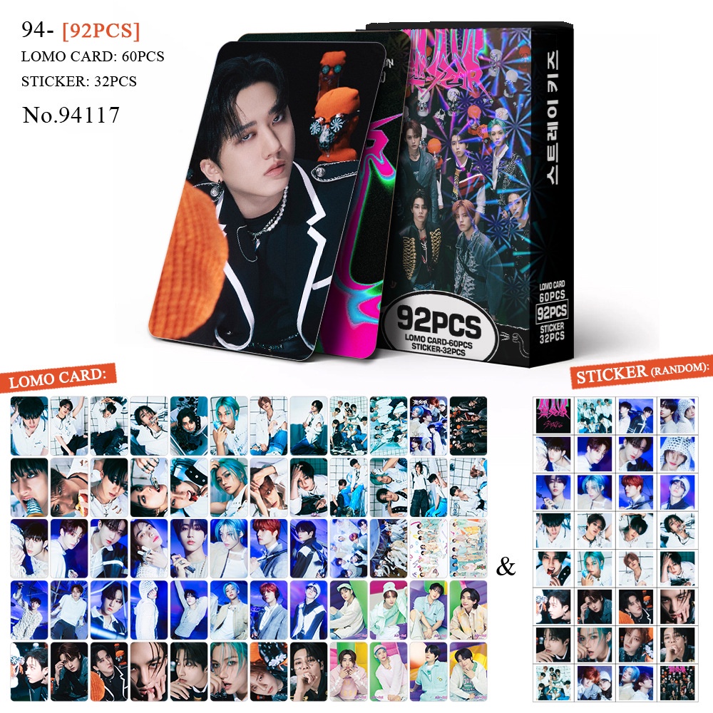 92-96pcs/box STRAY KIDS Lomo Cards Rock Star Super Bowl Social Path 5 ...