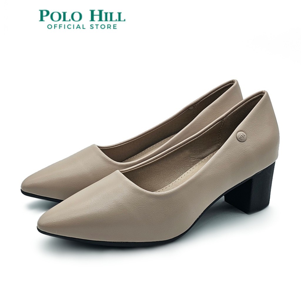 Polo Court Heel - Stone