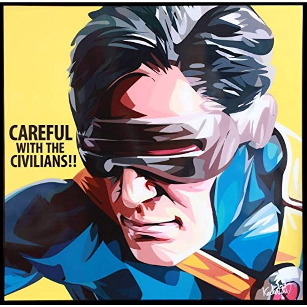 XMen Cyclops Poster Quotes Wall Decals Photo Painting Framed pop Art