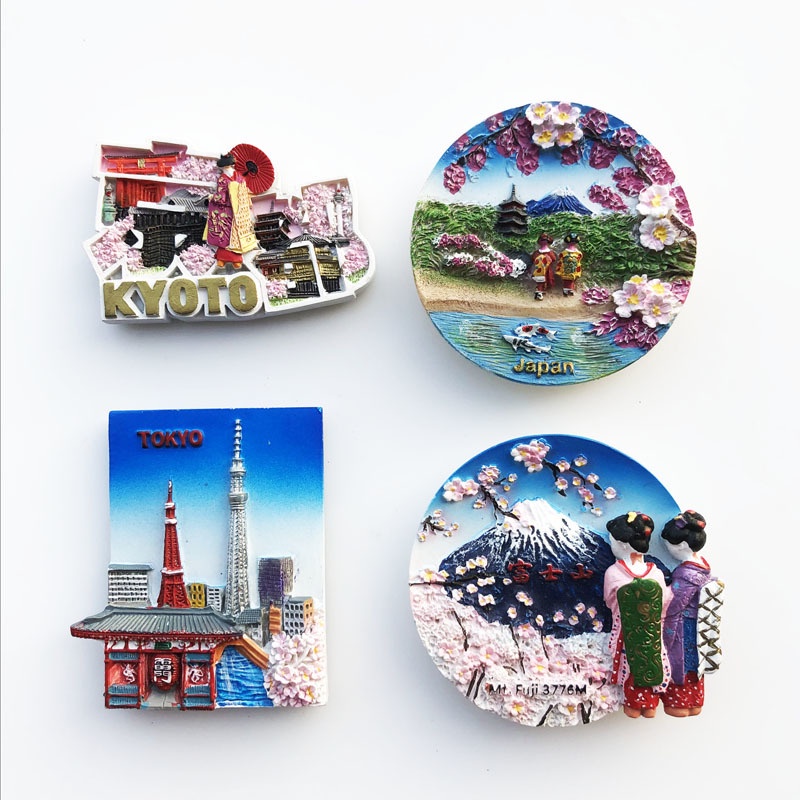 Tokyo Fuji Mountain Creative Message Sticker Decoration Craft Gift ...