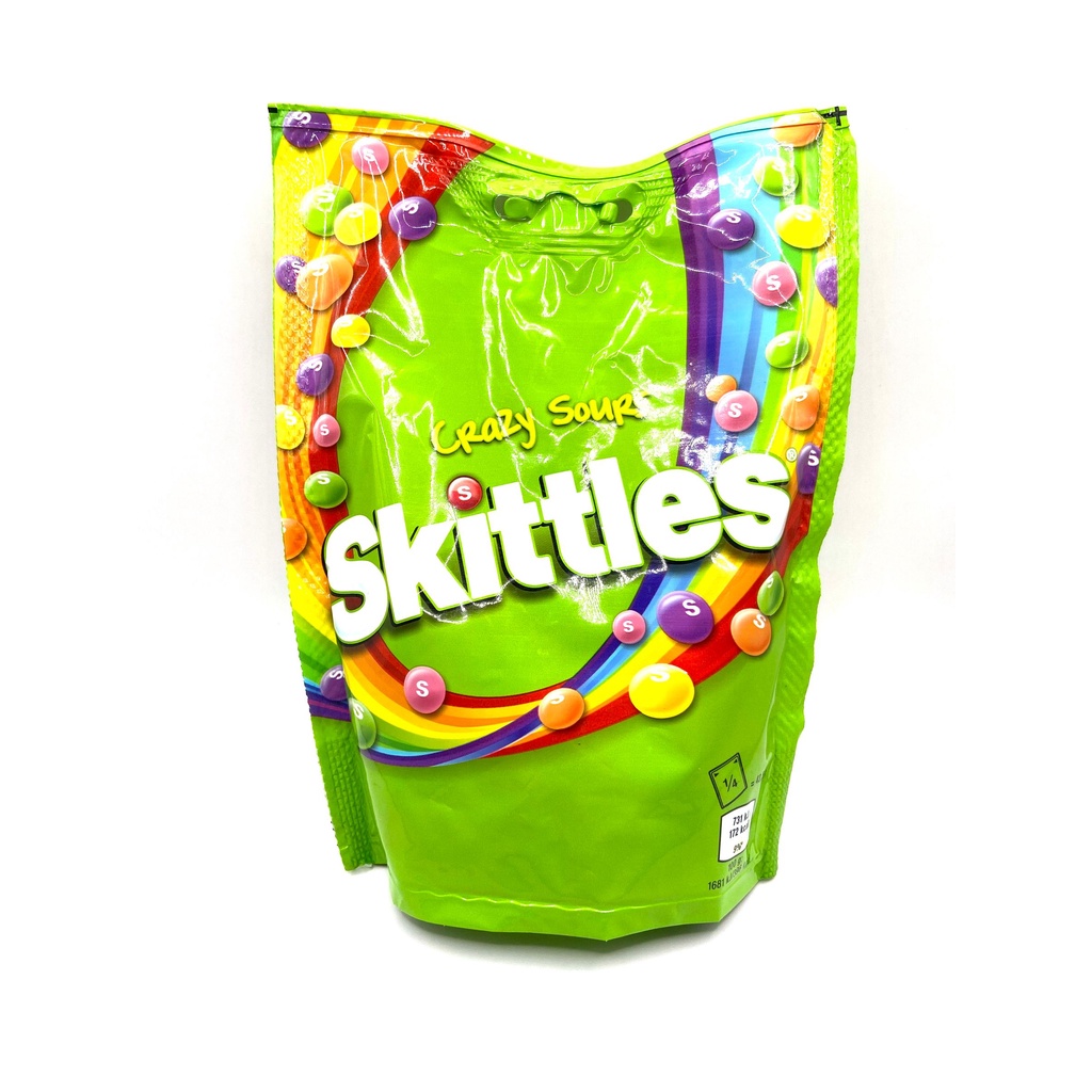 Skittles Crazy Sours Candy Family Pouch 174g Shopee Malaysia