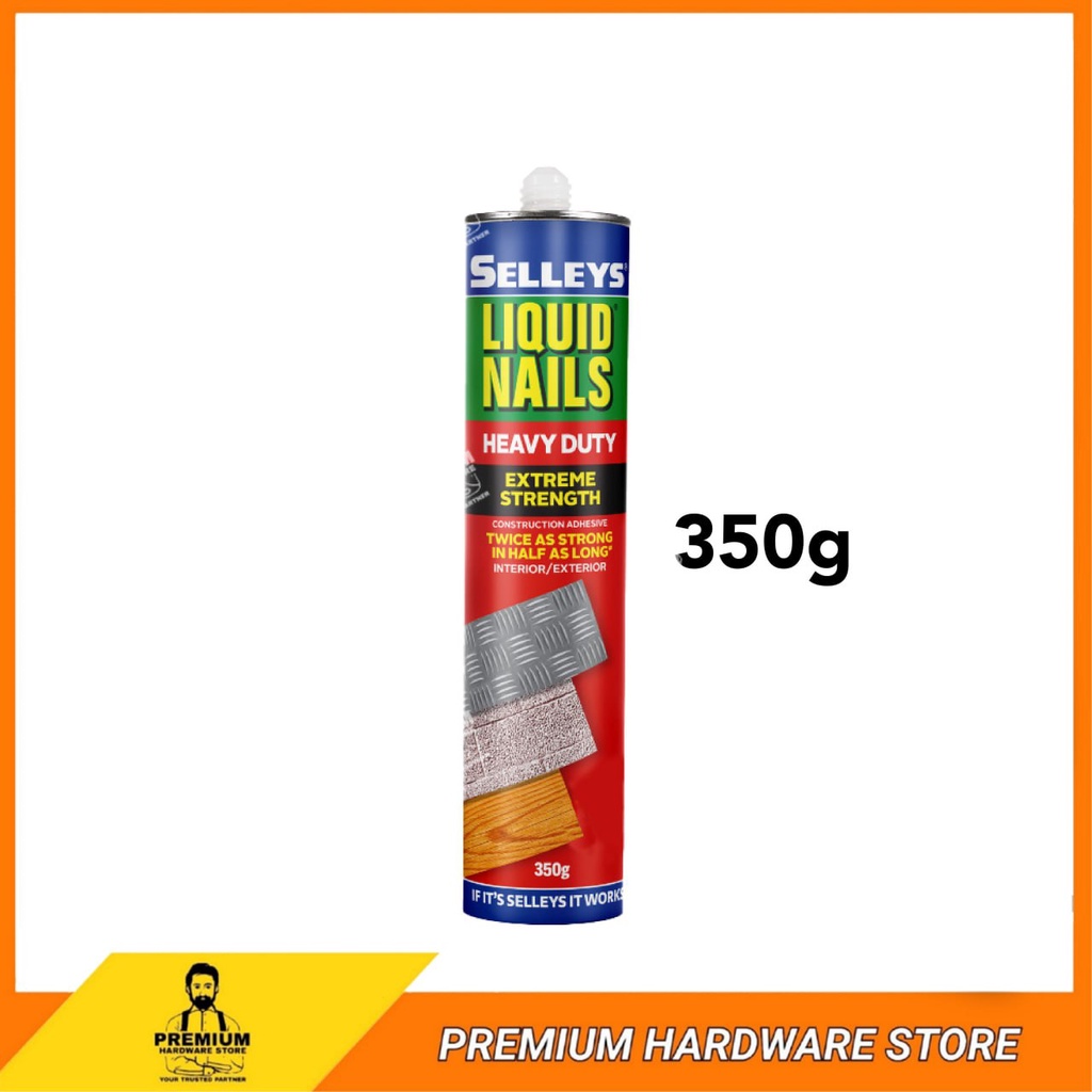 SELLEYS Liquid Nails Heavy Duty 350g All Purpose High Strength Stronger