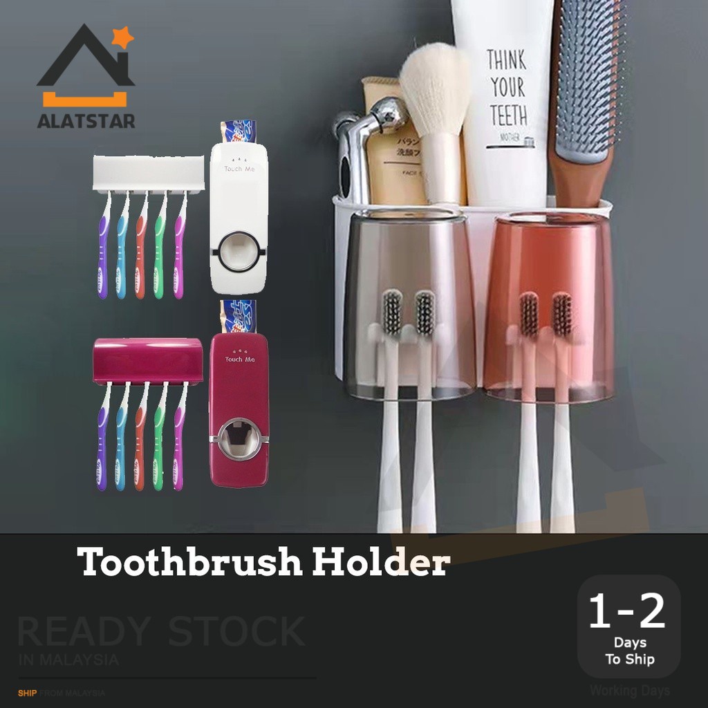Alatstar Bathroom Toothbrush Holder | Toothbrush Storage | Toothbrush ...