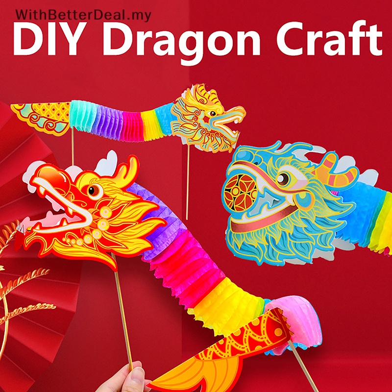 Better 3D Chinese New Year Dragon Garland Art Crafts Hanging Handmade