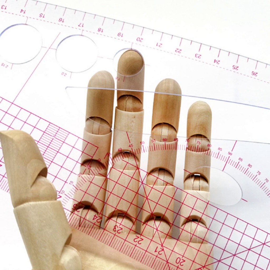 3245 Plastic Transparent French Curve Ruler SplIne Sewing Patchwork ...