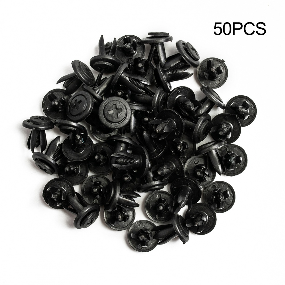 Push Pin Clips Bumper Rivets Fastener Push Pin Clip Exterior Trim 50 ...