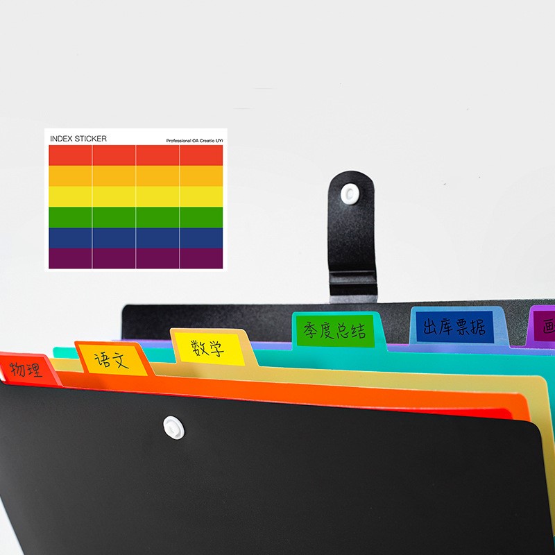 Accordion File Folder Organizer, 7 Pockets Expanding File Folder, A4 ...