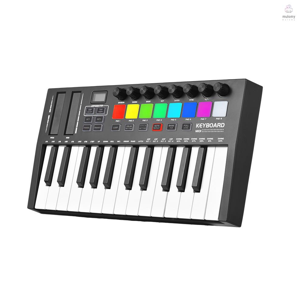 25 Key MIDI Keyboard Controller Professional Electronic Audio