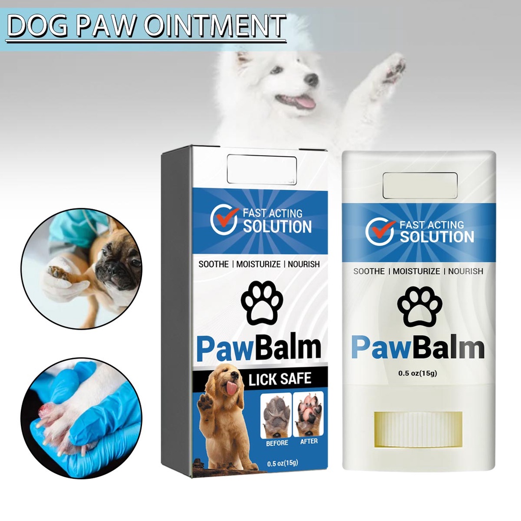 Paw Balm for Dog Lick Safe Dog Paw Balm Dog Paw Moisturizer Stick Paw