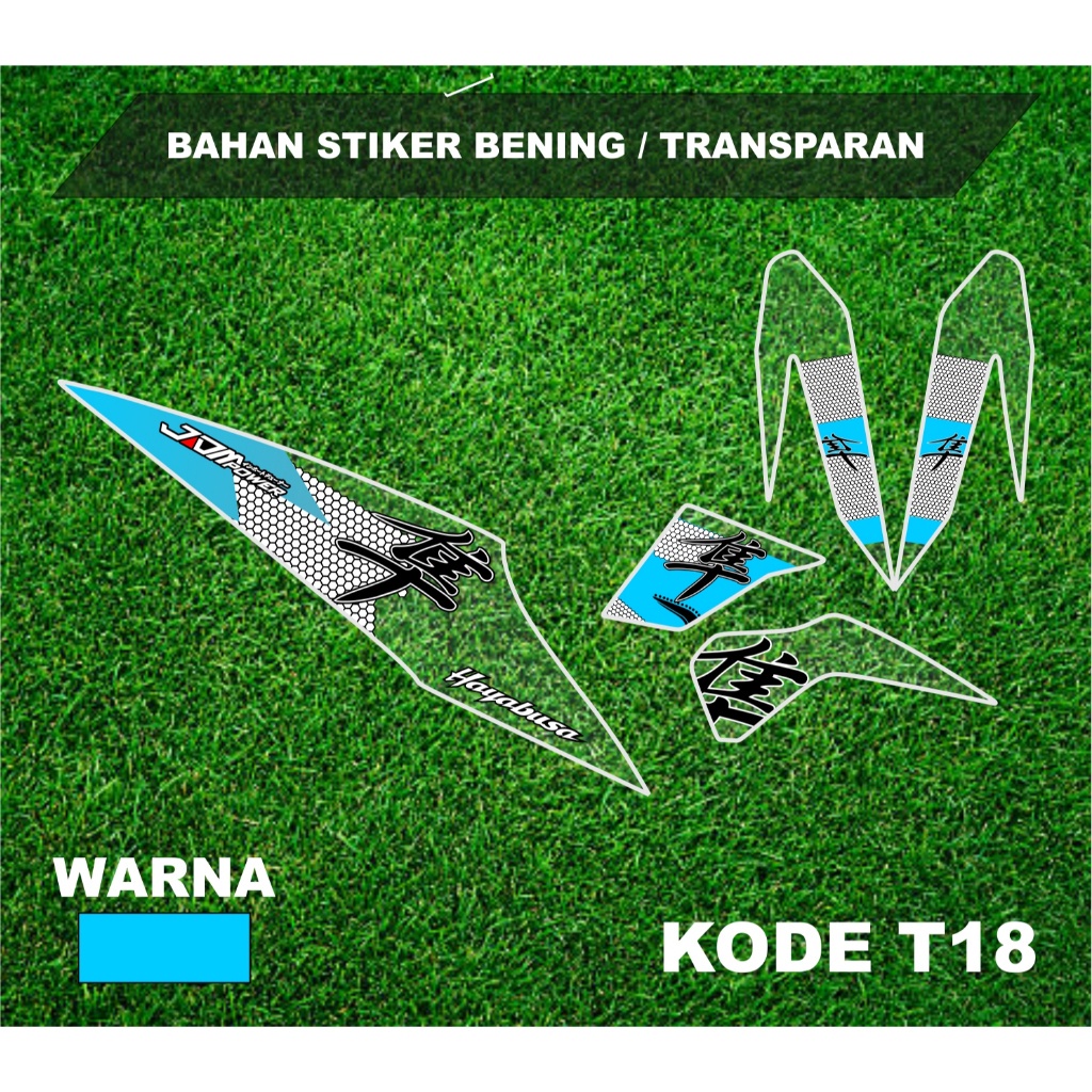Striping Sticker lis DECAL Transparent BEAT JDM HAYABUSA 2008 2009 2010 ...