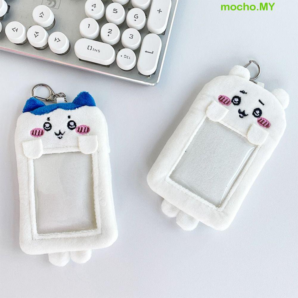 MOCHO Chiikawa Photocard Holder, Cartoon Korean Style Plush Kpop ...