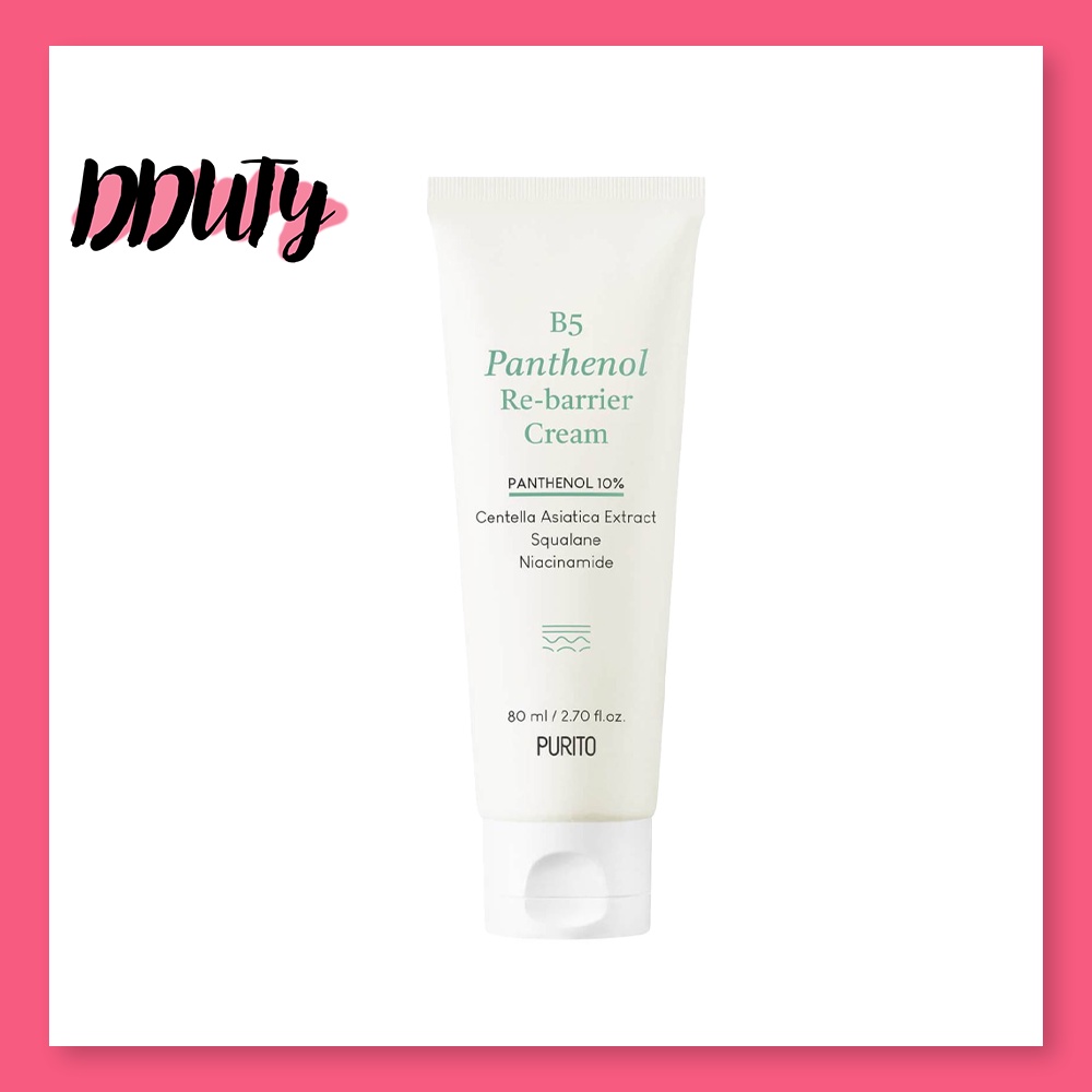 Purito B5 Panthenol Rebarrier Cream 80ml Shopee Malaysia