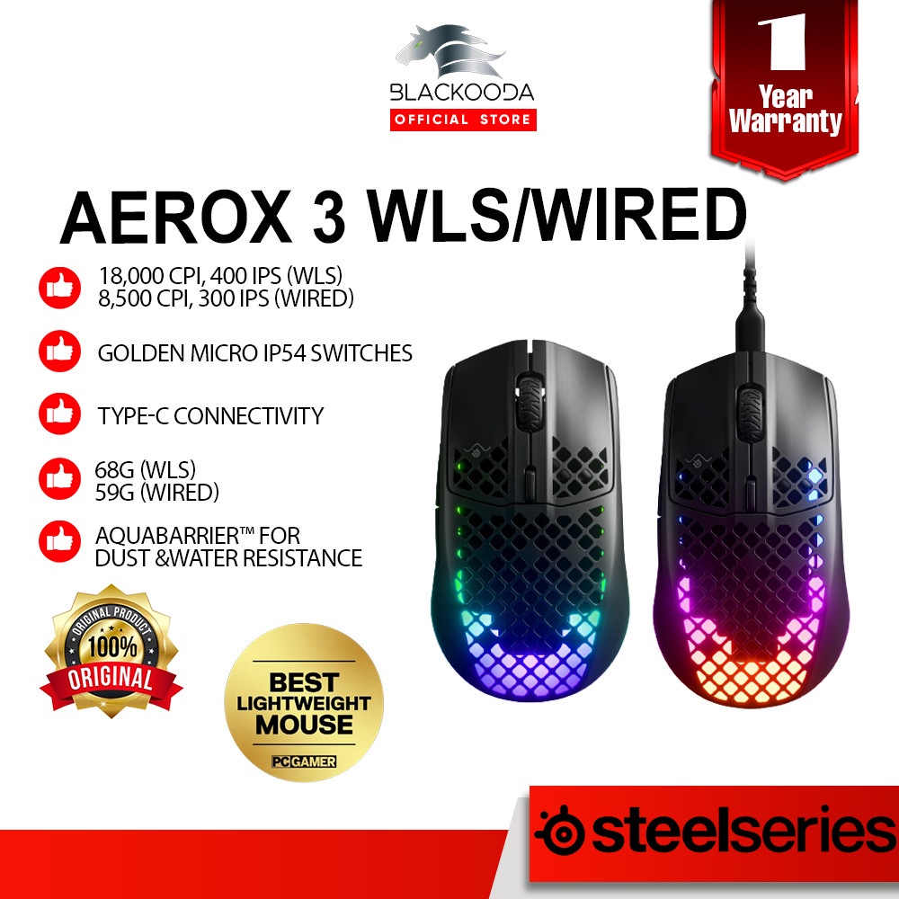 Køb Steelseries - Aerox 3 - Gaming Mouse