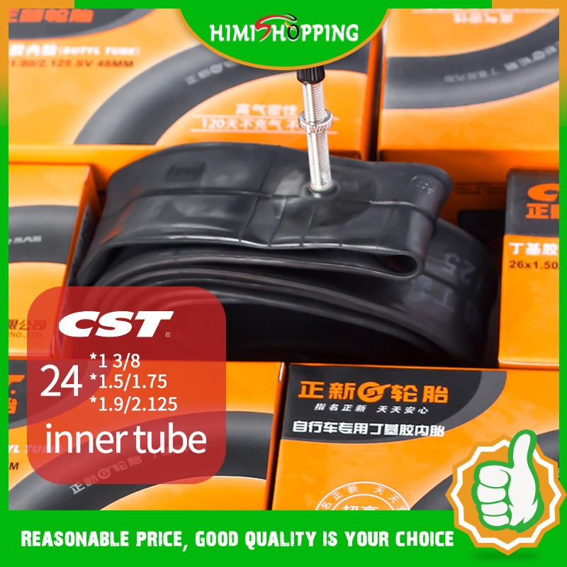 1pc CST INNER TUBE 24 inch bicycle tube 24*1.5/1.75 24*1.95/2.125 ...