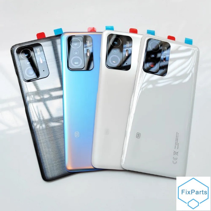 Audiosystem Back Glass Cover For Xiaomi Mi 11T – Black/Blue/White, With Slide