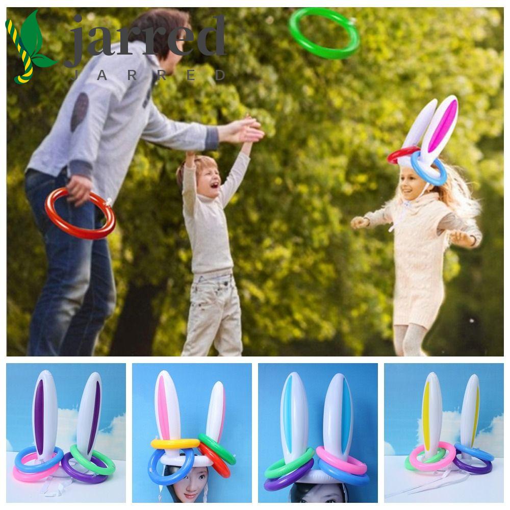 JARRED Throwing Ferrule Toy, Rabbit Ears Shape Interactive Toys Toss