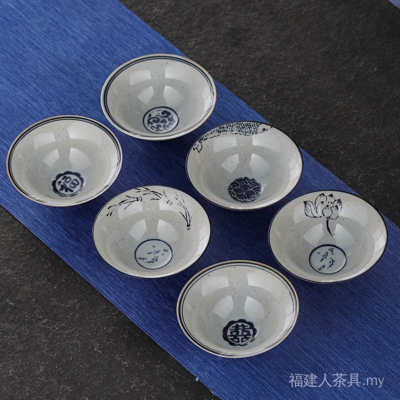 Old Porcelain Mud Master Cup 60ml Single Cup Kung Fu Small Tea Cup Tea