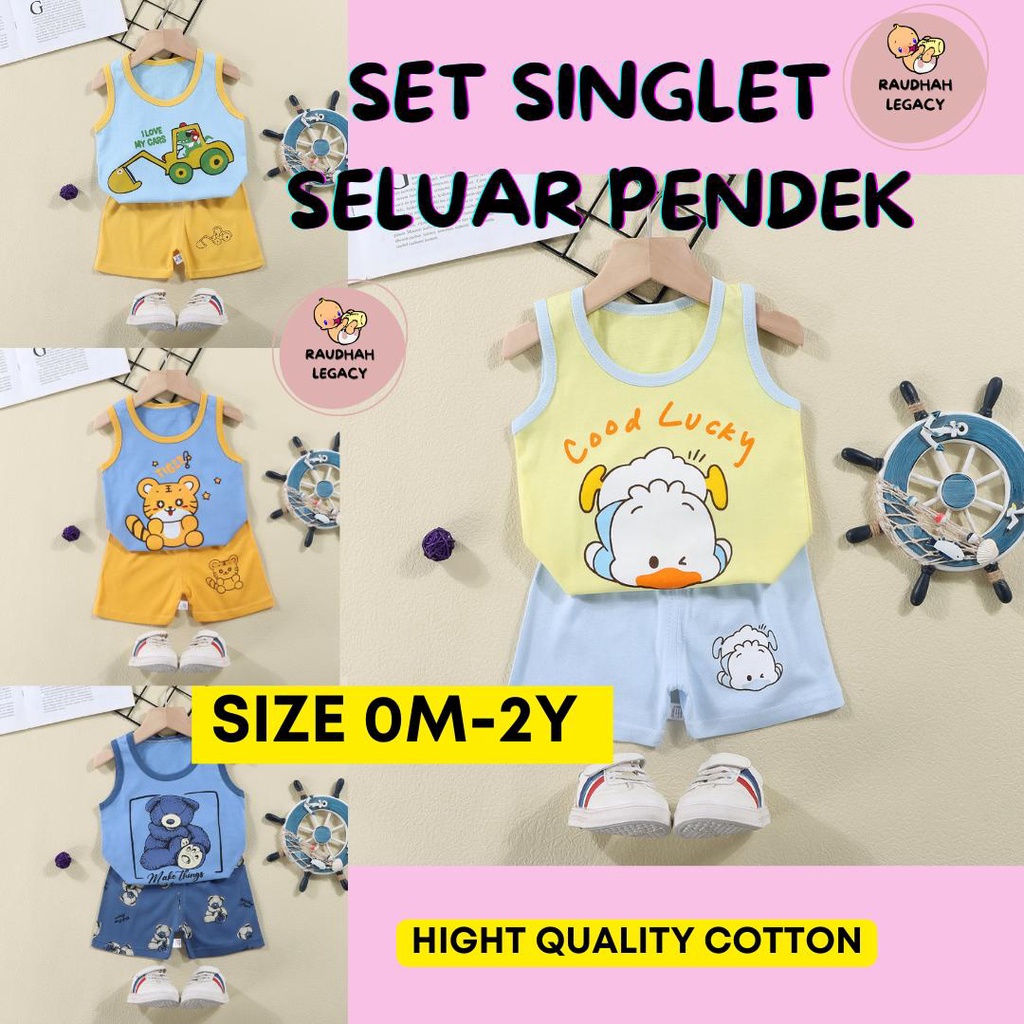 Baju Budak Lelaki Murah Set Kid 0-24m Baju Singlet Baby Boy Baju Set ...