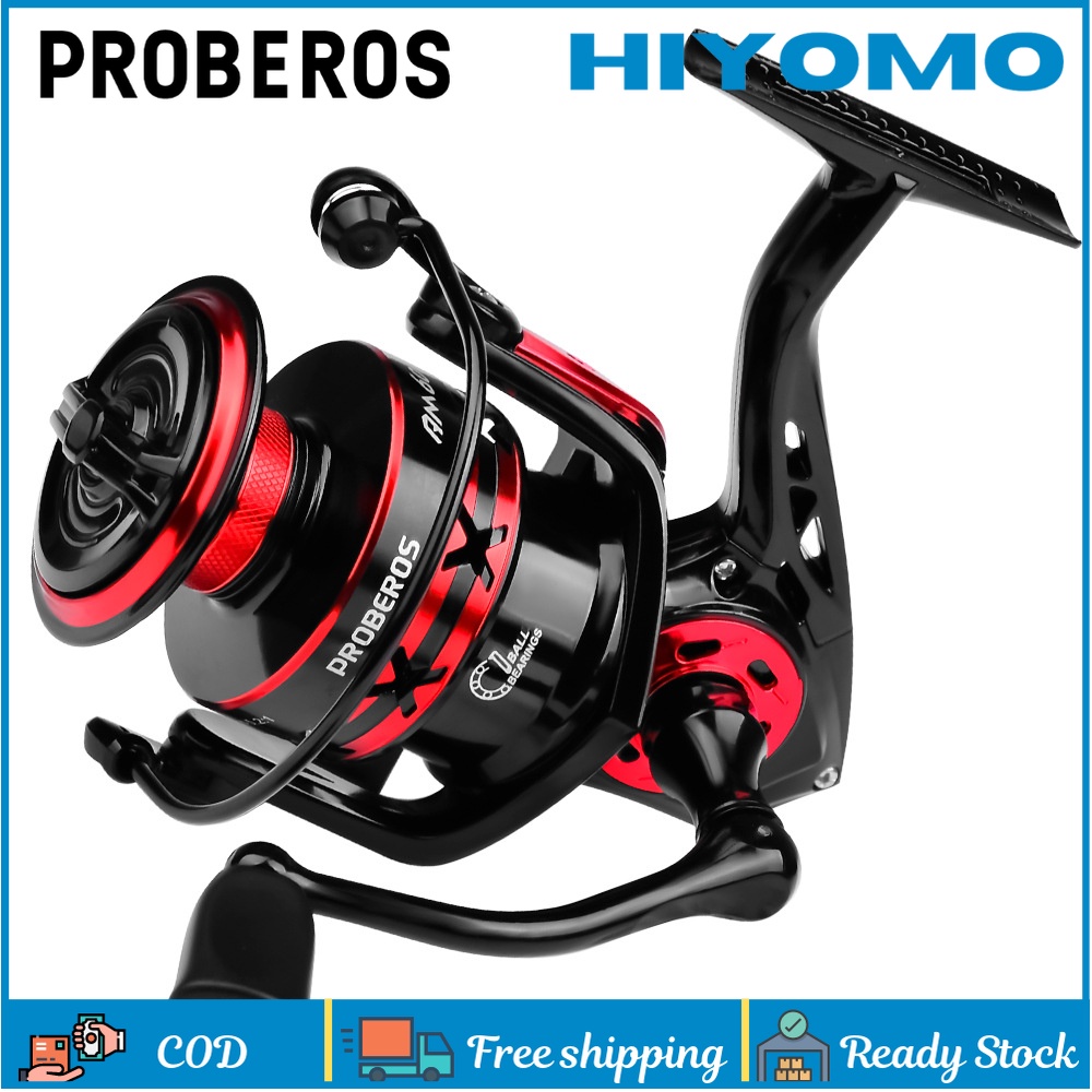 PROBEROS Jigging Fishing Reel 1000 2000 3000 4000 5000 6000 Metal Spool ...