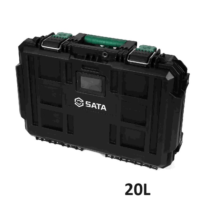 Sata 95327 Heavy Duty Damproof Trolley Stackable Tool Box 3 Levels (20 ...