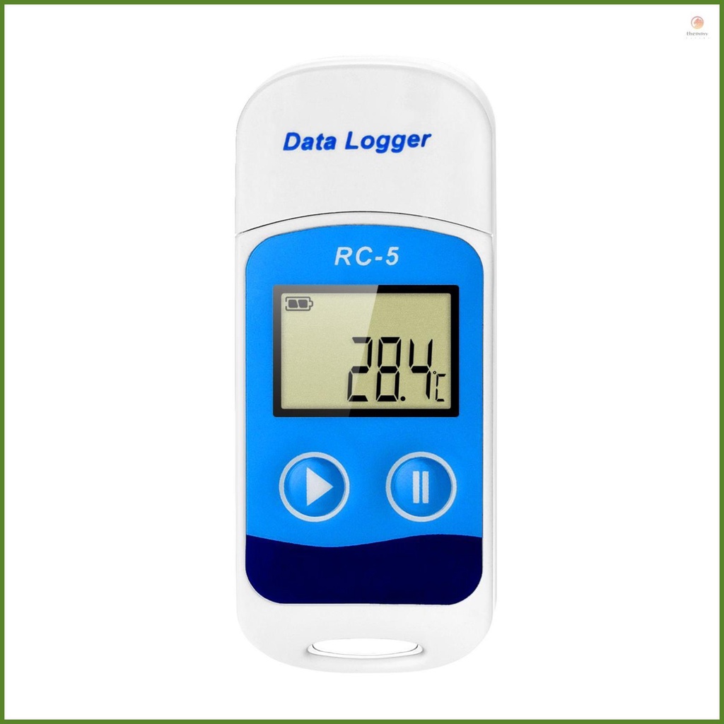 Temperature Data Logger High Accuracy USB Data Recorder 32000 Points LCD Display IP67 Waterproof