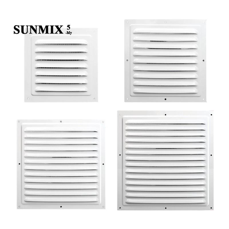 [ Ventilation Cover White Aluminum Alloy Ventilation Grille, Square ...