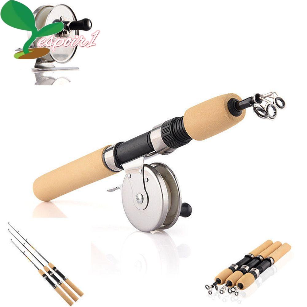 1.6M Carbon Fishing Rod Reel Combo Fish Shaped Pocket Pen Casting