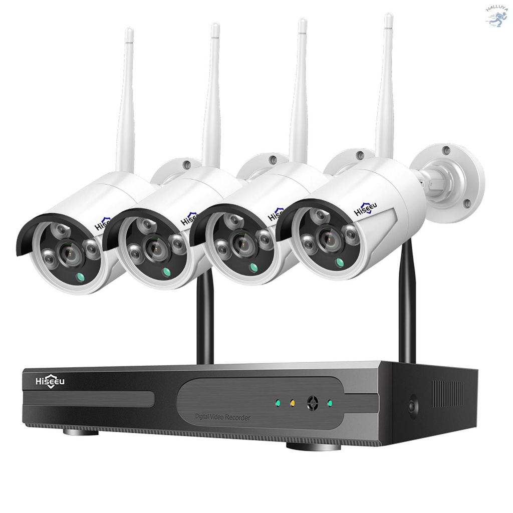 3MP Wireless Security Camera System with 1TB Hard Drive 8CH NVR +4pcs