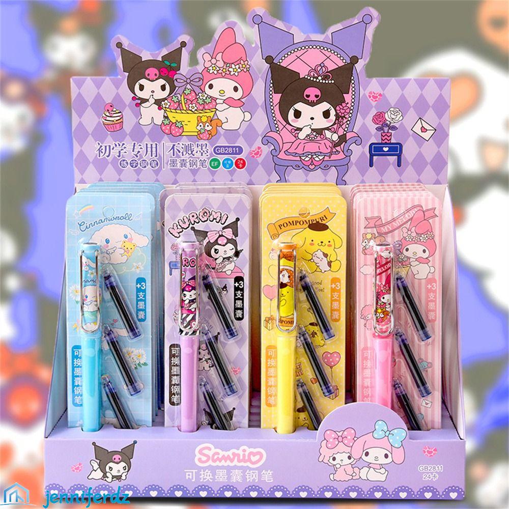 JENNIFERDZ Kuromi Fountain Pen, My Melody Anime Cartoon Fountain Pen ...