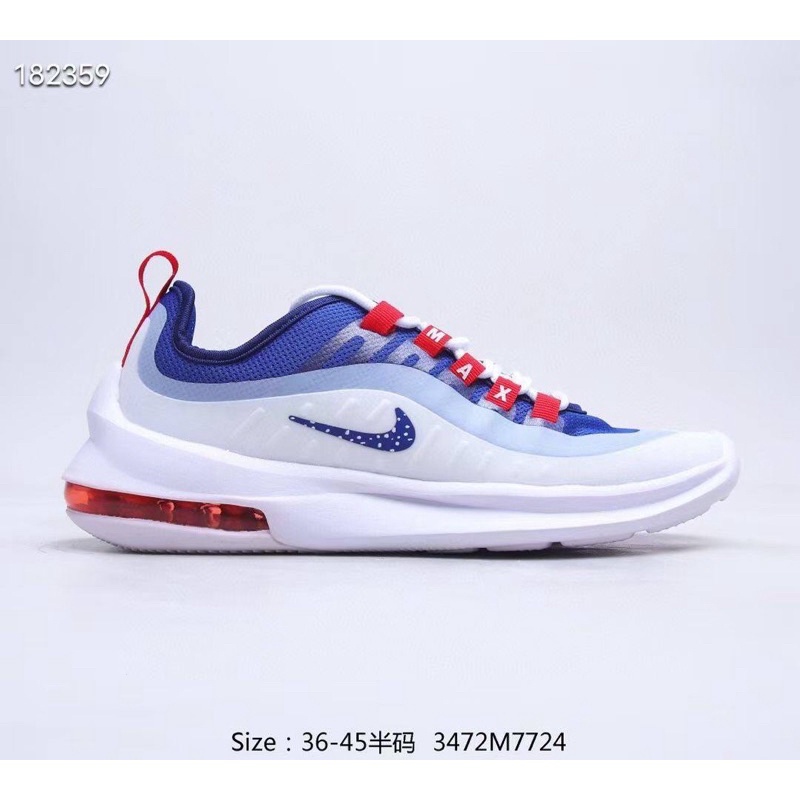 Nike air max on sale axis white and red