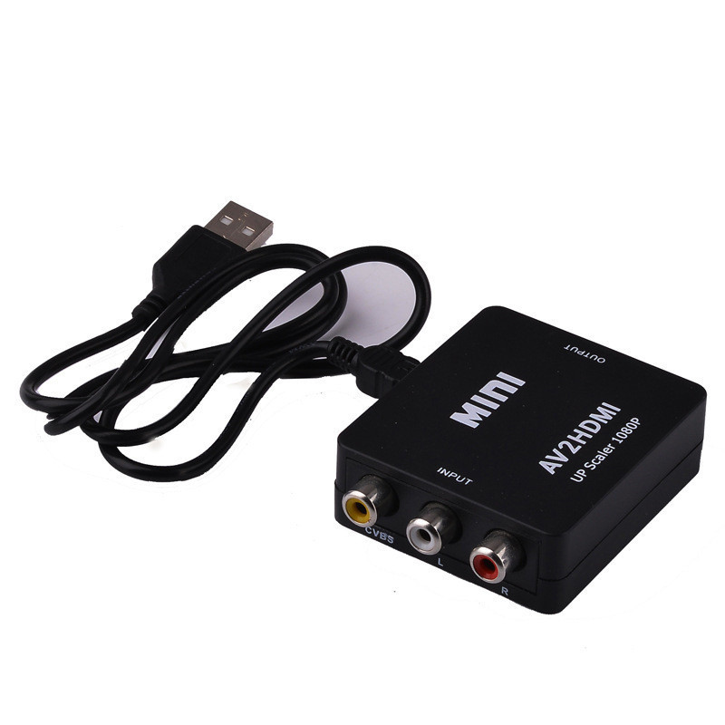 Av to HDMI Converter DVD Set-Top Box VCD Computer to HDMI TV Video ...