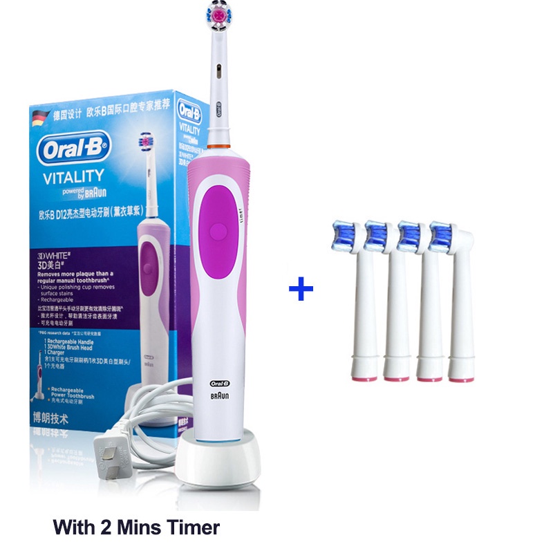 OralB Electric Toothbrush D12 Rotary Vibration Clean Charging Tooth