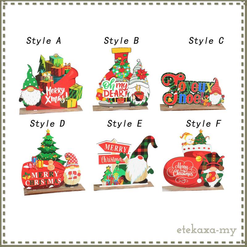[EtekaxaMY] Christmas Tabletop Decorations Party Decorations for Indoor