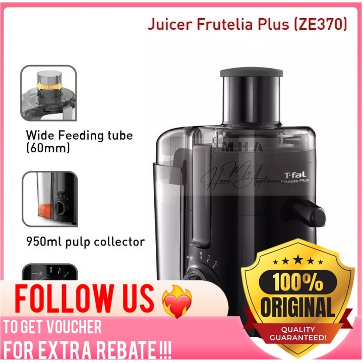 Tefal Frutelia Plus Juicer (ZE370) | Shopee Malaysia