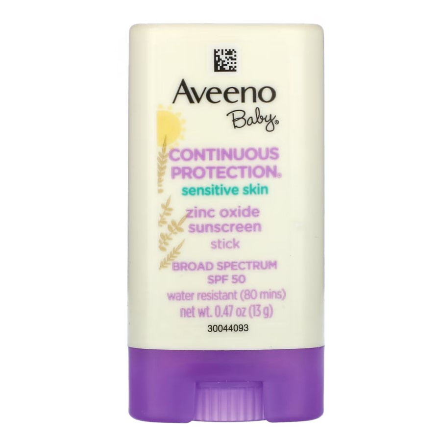 Aveeno, Baby, Zinc Oxide Sunscreen Stick, SPF 50, FragranceFree, 0.47