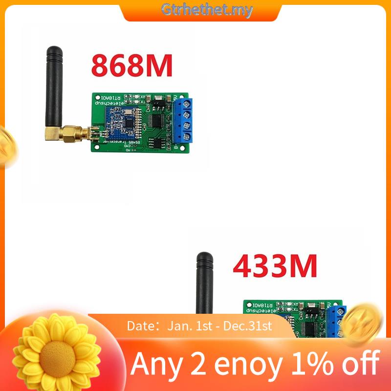 Multifunctional Wireless RS485 Bus RF Serial Port UART Transceiver ...