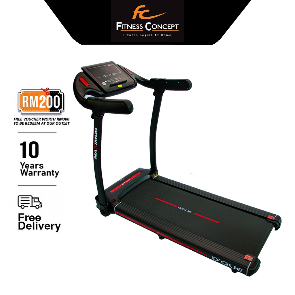 Fitness Concept: DQUE Maximus Treadmill