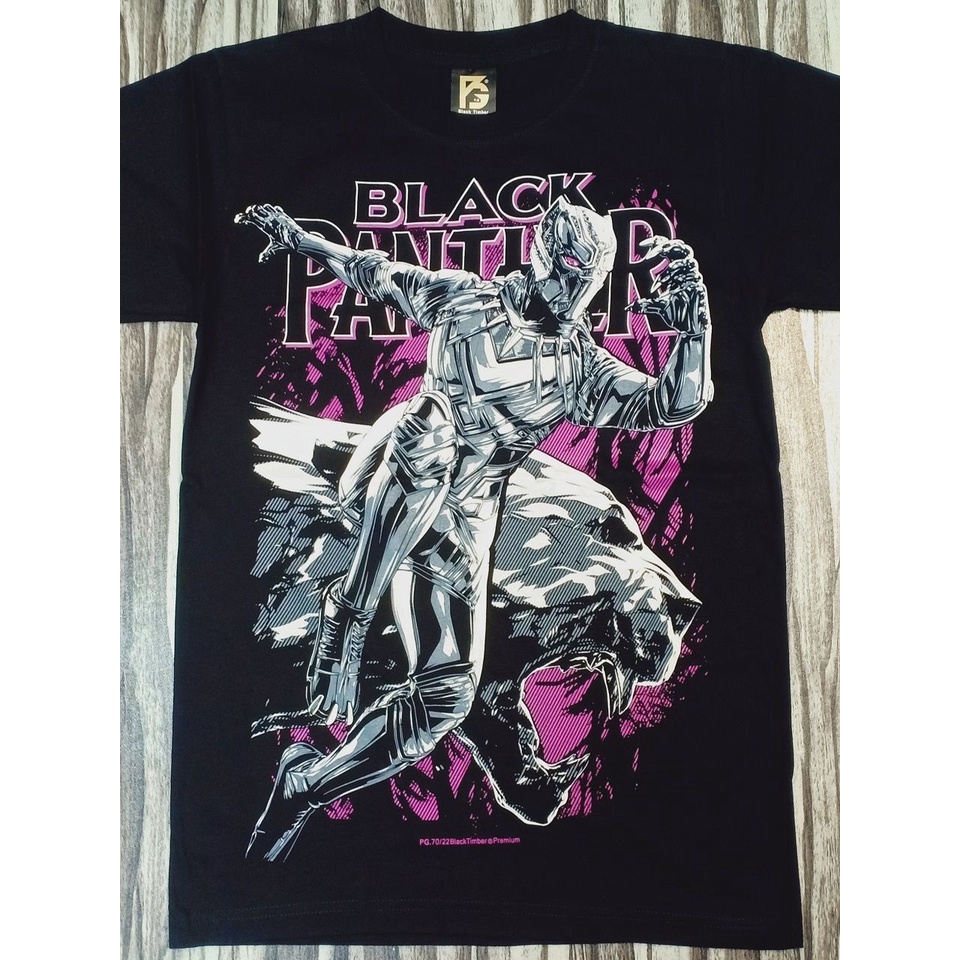 Camiseta Marvel Black Panther Wakanda Forever - Diseño Prism Premium, Manga Corta