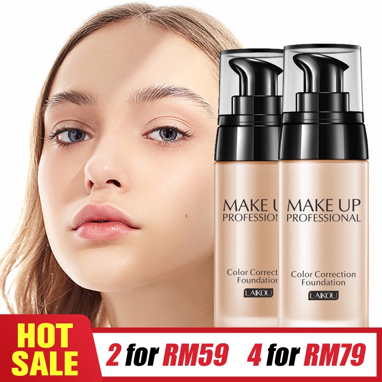 【Ready stock】Makeup Professional Color Correction Foundation | Shopee ...