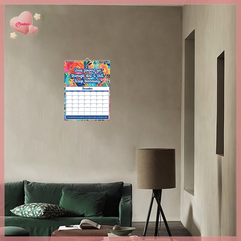 Purelove> Mental Health Daily Calendar Wall Calendar 2024 Inspirational